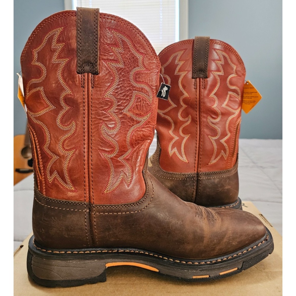 Ariat® (Men's 10 D) WorkHog™ ATS® Max Square-Toe Work Boot in Dark Earth - $220 - Picture 8 of 12